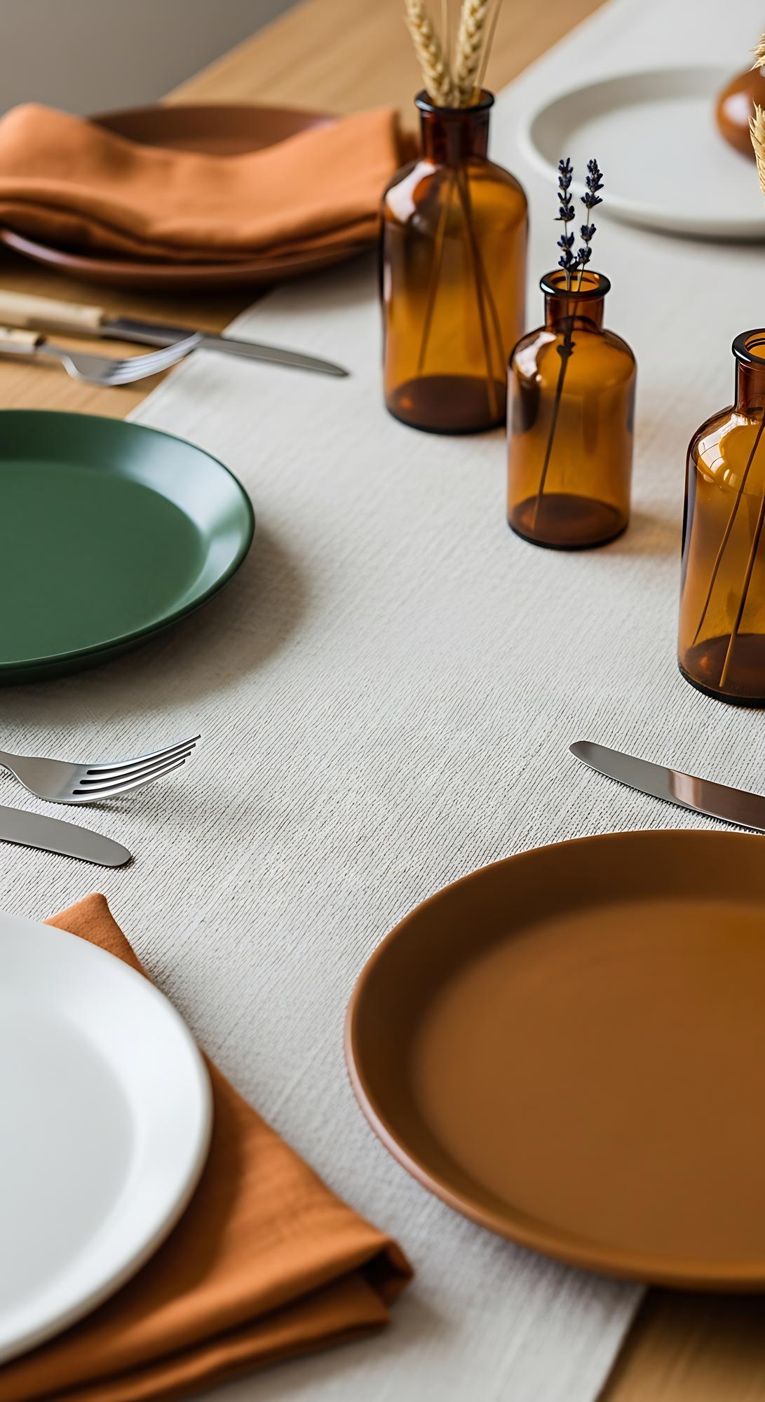 Inviting studio table set for tasting
