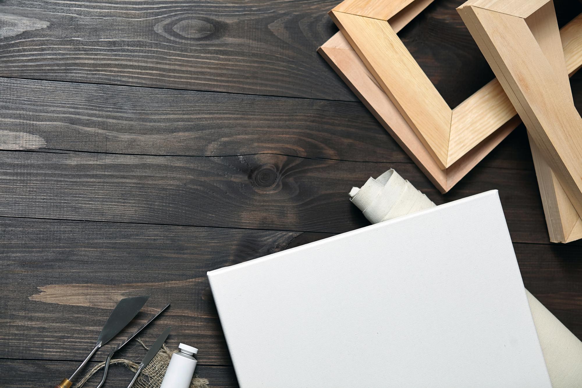 Consultation folder and notes on wooden table